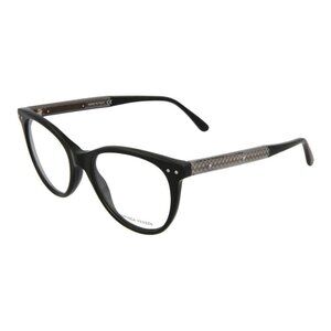 Bottega Veneta Womens Round/Oval Black Grey Transparent Fashion Designer Eyewear